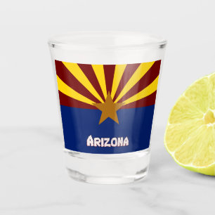 Arizona-Flagge Schnapsglas