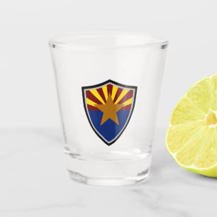 Arizona-Flagge Schnapsglas