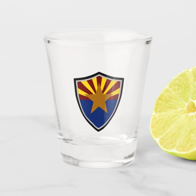 Arizona-Flagge Schnapsglas (Vorderseite)