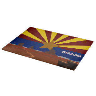 Arizona-Flagge Schneidebrett