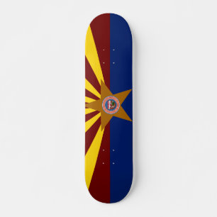 Arizona-Flagge Skateboard