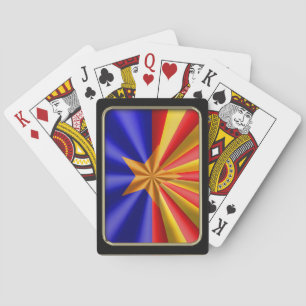 Arizona-Flagge Spielkarten