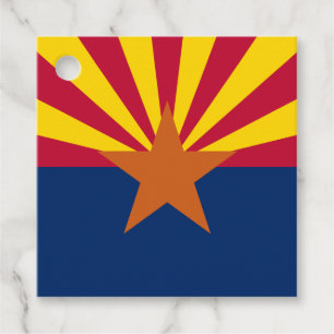 Arizona-Flagge: Stern untergehende Sonne, The Copp Geschenkanhänger