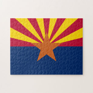 Arizona-Flagge: Stern untergehende Sonne, The Copp Puzzle