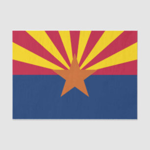 Arizona-Flagge: Stern untergehende Sonne, The Copp Seidenpapier