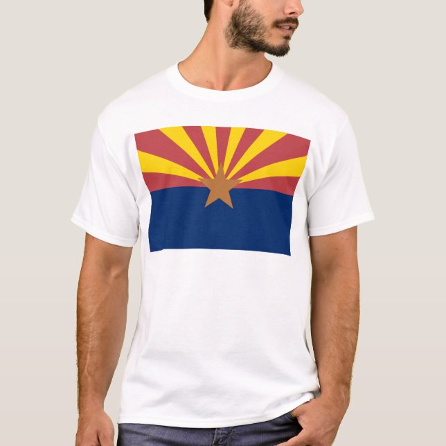 Arizona-Flagge T-Shirt (Vorderseite)