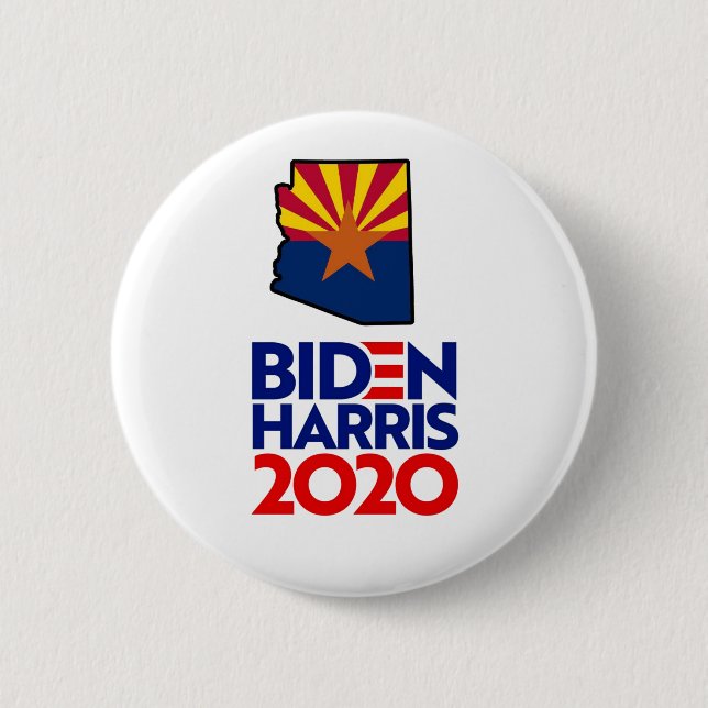 Arizona für Biden Harris 2020 Button (Vorderseite)