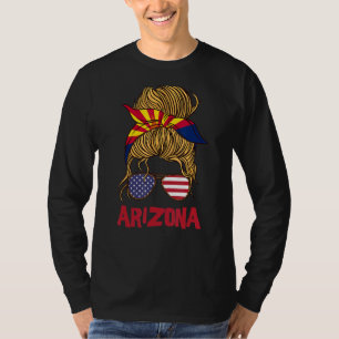 Arizona für Mädchen Arizona Proud State Flag Wom T-Shirt