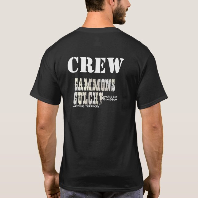 Arizona Gammons Guls Movie Set Crew T-Shirt (Rückseite)