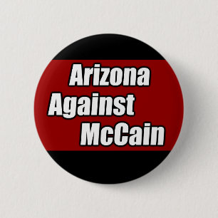 Arizona gegen McCain Button