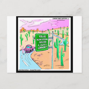 Arizona: Geschenke und T-Shirts für eine abgeschot Postkarte