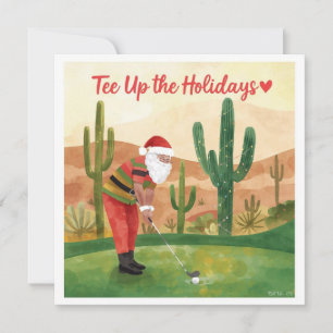 Arizona Golf Weihnachten Santa Golfer Golfen