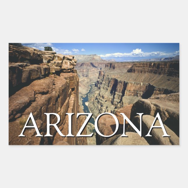 Arizona | Grand Canyon National Park Rechteckiger Aufkleber (Vorderseite)