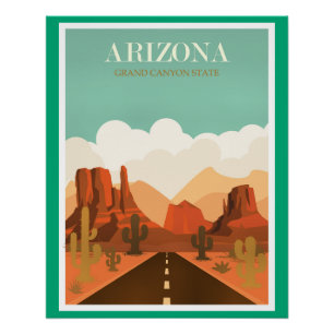 Arizona Grand Canyon Staat Poster