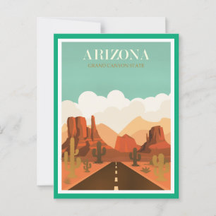 Arizona Grand Canyon Staat Postkarte