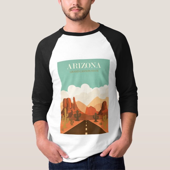 Arizona Grand Canyon Staat T-Shirt (Vorderseite)