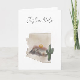 Arizona Greeting Card Dankeskarte