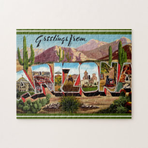 Arizona Grußkarte Puzzle