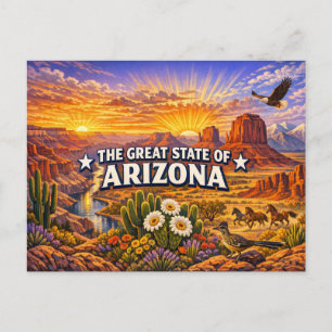 Arizona Grußpostkarte Postkarte
