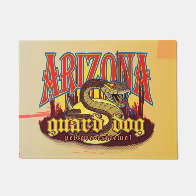 Arizona Guard Dog Snake Fußmatte (Vorderseite)