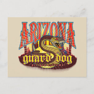 Arizona Guard Dog Snake Postkarte
