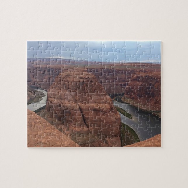 ARIZONA - Horseshoe Bend AB - Roter Felsen Puzzle (Horizontal)