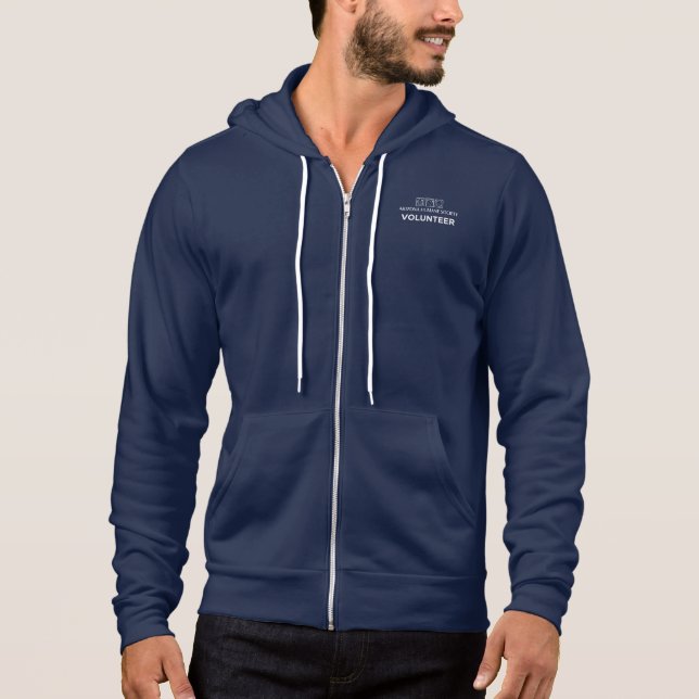 Arizona Humane Society Volunteer Zip-up Hoodie (Vorderseite)