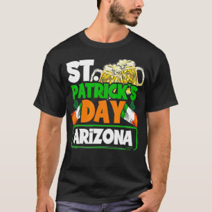Arizona Irish Flag Geschenk St. Patricks Day Men W T-Shirt