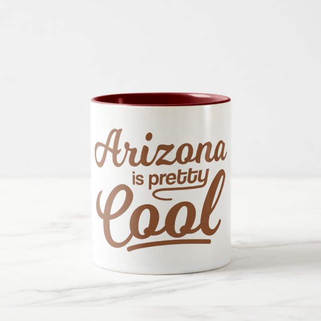 Arizona ist Hübsch Cool Zweifarbige Tasse (Mittel)