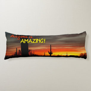 "Arizona ist unglaublich!" Sonnenuntergang Sonoran Seitenschläferkissen