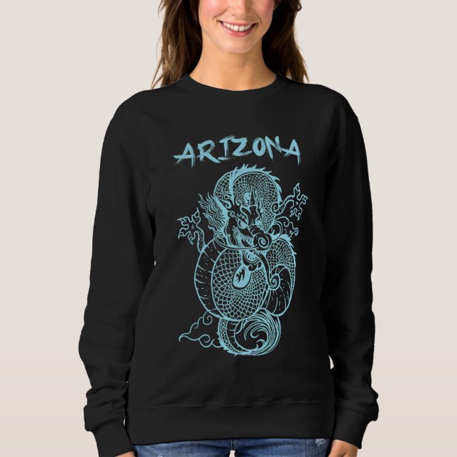 Arizona Japanischer Drache Sweatshirt (Vorderseite)