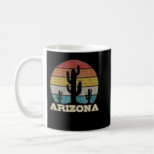 Arizona Kaktus Vintage Retro Wüsten Souvenir Gesch Kaffeetasse