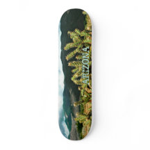 Arizona-Kaktusund GebirgsFotoskateboard-Plattform