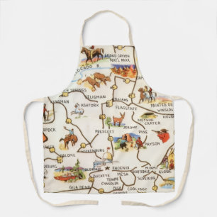 Arizona-Karte Apron Schürze