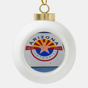 Arizona Keramik Kugel-Ornament