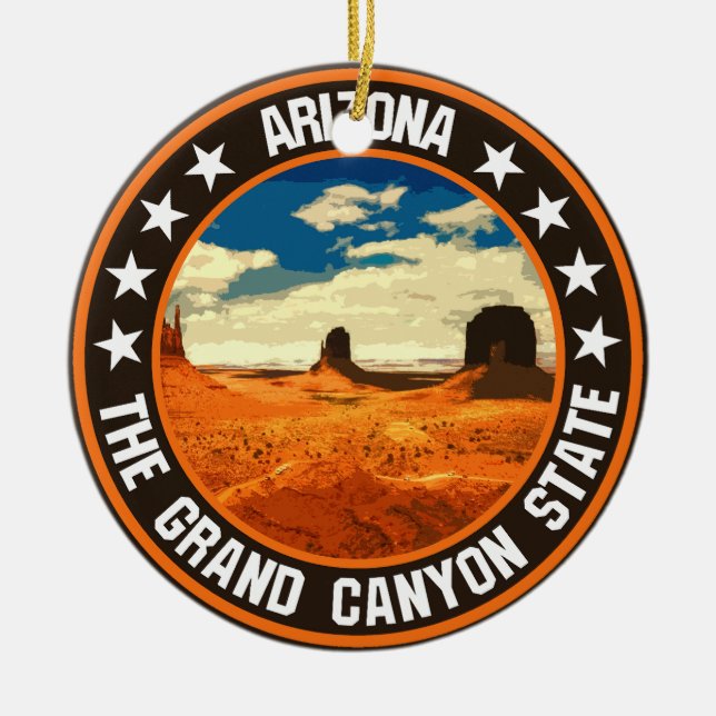 Arizona Keramik Ornament (Vorne)