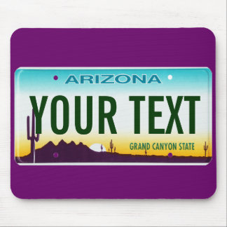 Arizona-Kfz-KennzeichenMausunterlage Mousepad