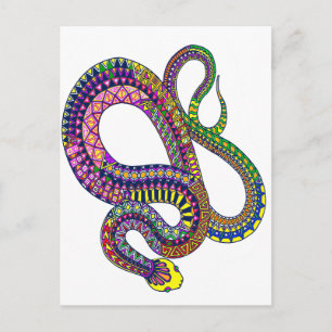 Arizona Klapperschlange Postkarte