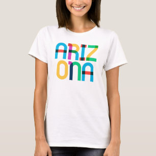 Arizona Klassiker Vintage Farbige 80er Pop Art T-Shirt