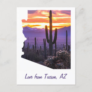 Arizona Kontur Personalisiertes Foto Postkarte
