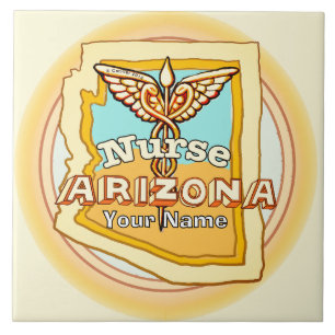 Arizona Krankenpfleger Caduceus Kachel