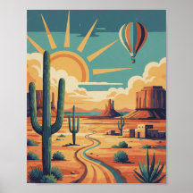 Arizona Kunst Reiseposter Amerika Druck Home Dekor