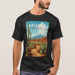 Arizona Kunstvoll wandern Vintag T-Shirt