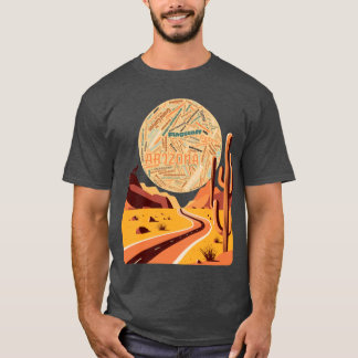Arizona Landschaft Kunst, Dichtung und Musik T-Shirt
