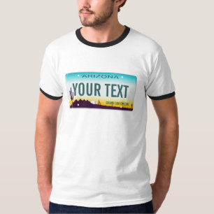 Arizona-Lizenz-Platten-Shirt T-Shirt