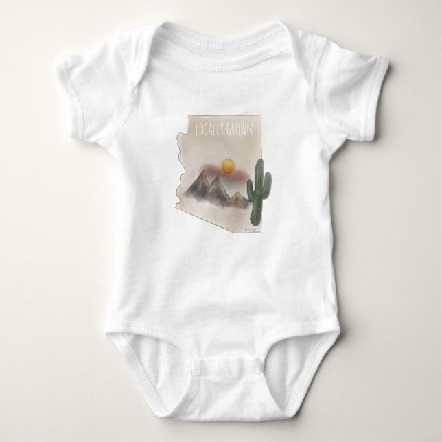 Arizona locally growth baby bodysuit baby strampler (Vorderseite)