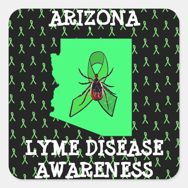 Arizona Lyme Disease Awareness StickerS (Vorderseite)