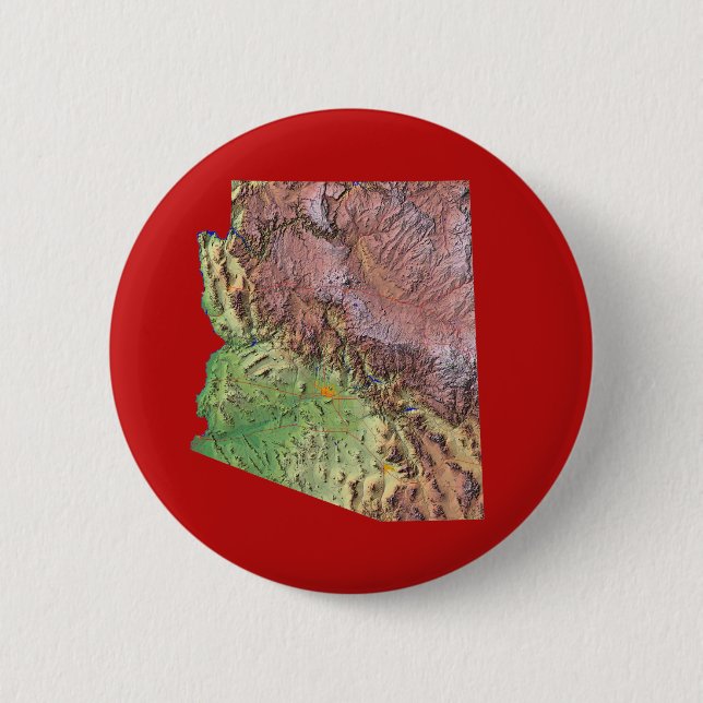 Arizona Map Button (Vorderseite)