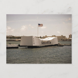 Arizona Memorial Pearl Harbor Postkarte