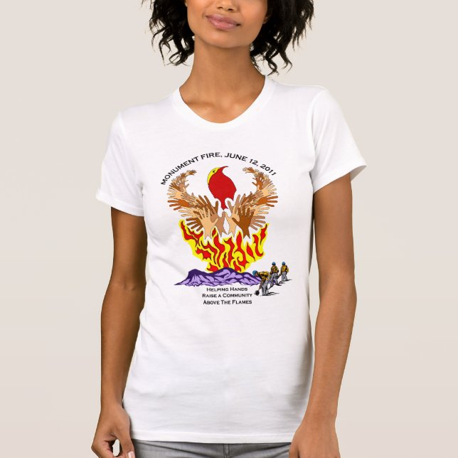 Arizona-Monument-Feuer-Shirt T-Shirt (Vorderseite)